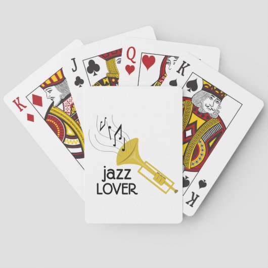 Jazz Lover Pokerkaarten (Achterkant)