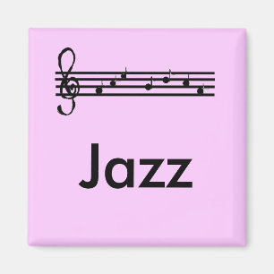 Jazz Lovers Paars  Magneet