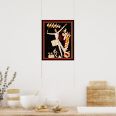 "Jazz Maestro" Art Déco Imprimer 16 x 20 (Cuisine)