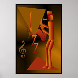 Jazz Man Poster afdrukken