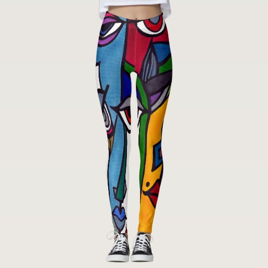 Jazz Mannen Leggings (Voorkant)