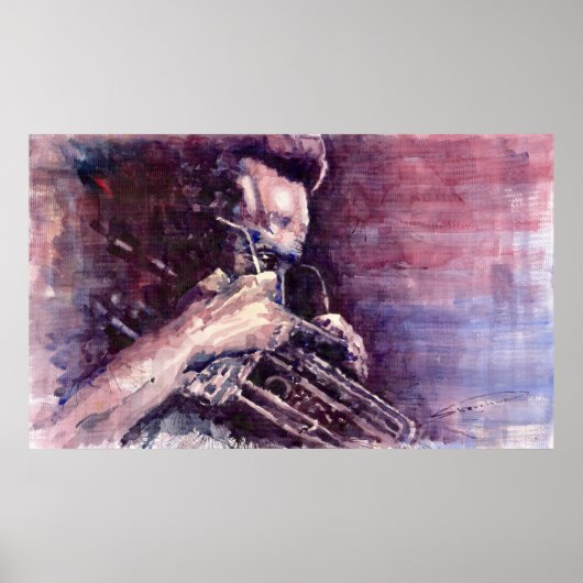 Jazz Miles Davis Meditation Poster (Voorkant)