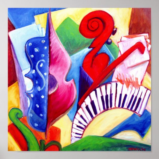 JAZZ MOODS POSTER (Voorkant)