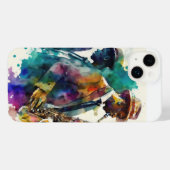 Jazz Music Band Saxophone Player Musicien (Verso Horizontal)