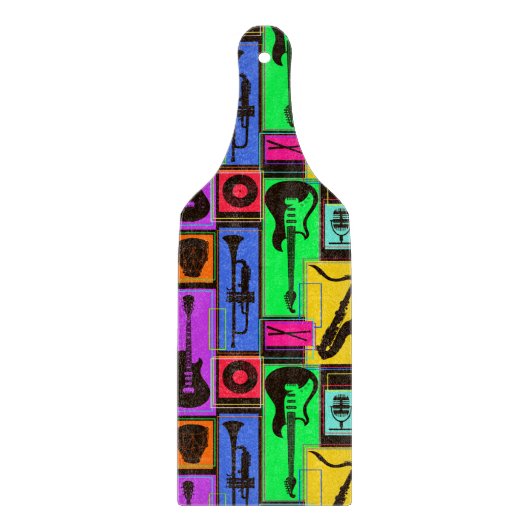 Jazz Music  cutting board Snijplank (Voorkant)