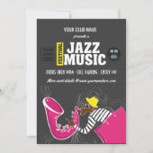 Jazz Music Festival Kaart (Voorkant)