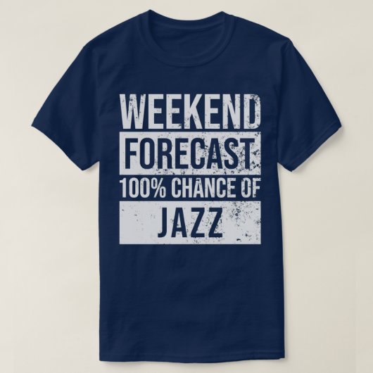 Jazz Music Gift Jazz Forecast (2) T-shirt (Design voorkant)