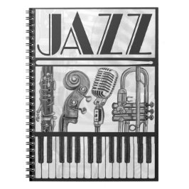Jazz Music-laptop Notitieboek