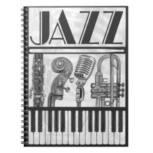 Jazz Music-laptop Notitieboek