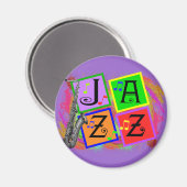 Jazz Music Lovers Gifts Magneet (Voorkant / Achterkant)