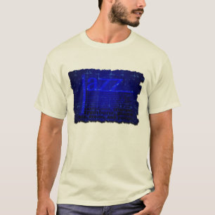 Jazz Music Mannen's T-Shirt Natural