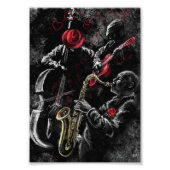 Jazz Music Poster Jazz Band (Voorkant)
