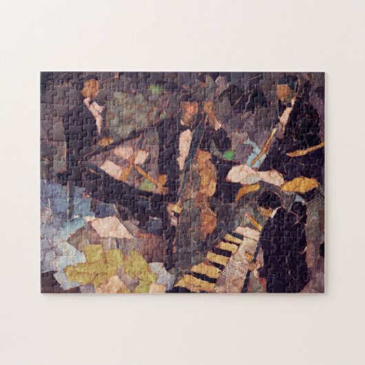 Jazz Music Quartet Puzzle Legpuzzel (Horizontaal)