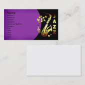 Jazz Music Visitekaartjes (Voorkant / Achterkant)
