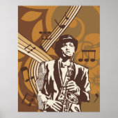 Jazz Musician Poster (Voorkant)