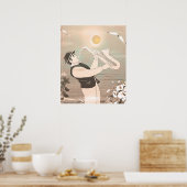 Jazz Musicians Retro Music Blues  ART Paint Poster (Keuken)