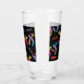 Jazz Musicians Retro Music POP ART Glas (Links)
