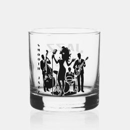 Jazz/Musique/Club/Ensemble de Verre à Whiskey