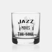Jazz/Musique/Club/Ensemble de Verre à Whiskey (Verso)