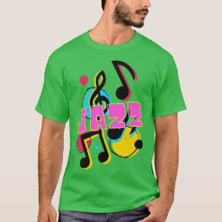 Jazz Muziek Funk Soul Muzikant Kunst T-shirt