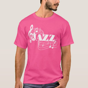 Jazz Muzikant Bladmuziek Jazz Notities T-shirt