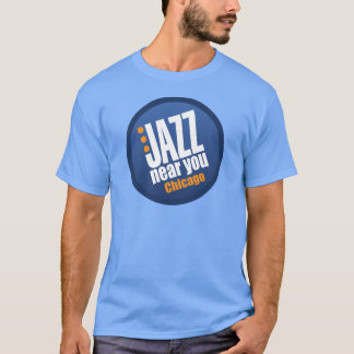 Jazz nabij je Mannen in Chicago - korte hoes-T-Shi T-shirt