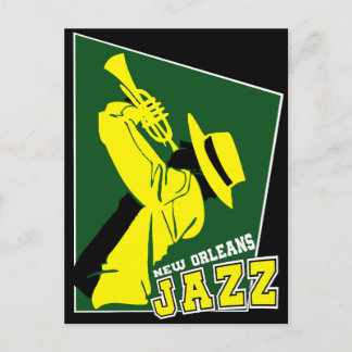 jazz new orleans briefkaart