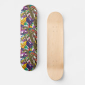 Jazz - New Orleans Mardis Gras Skateboard (Voorkant)