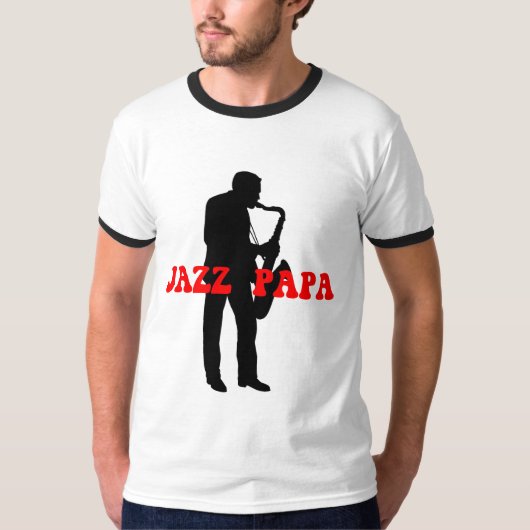 Jazz papa jazz t-shirt (Voorkant)