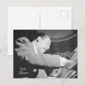 Jazz Pianist Duke Ellington Briefkaart (Voorkant / Achterkant)