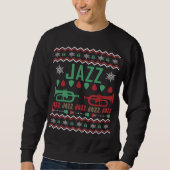 Jazz Player Vilain Sweat de Noël (Devant)