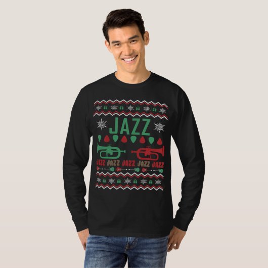 Jazz Player Vilain Sweat de Noël (Devant entier)