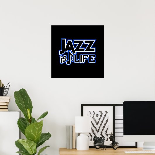 Jazz poster (Thuiskantoor)