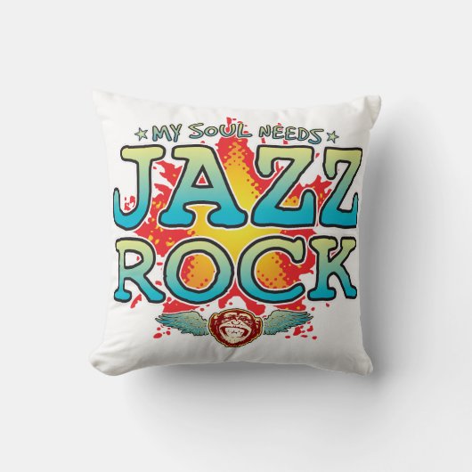 Jazz Rock Soul Cushion Kussen (Voorkant)