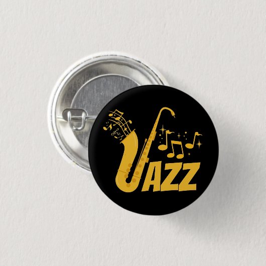 Jazz Ronde Button 3,2 Cm (Voorkant /achterkant)