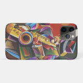 Jazz Sax iPhone case (Achterkant (horizontaal))