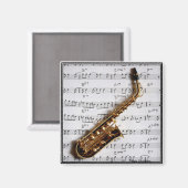 Jazz Saxofoon Margnet Magneet (Voorkant / Achterkant)