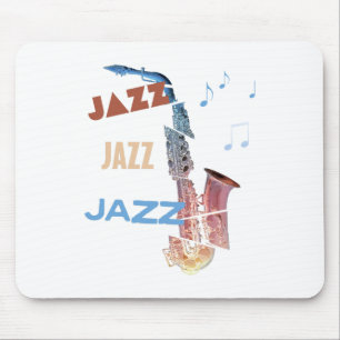 Jazz Saxofoon Moderne Kunst Muismat