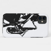 jazz saxophone Case-Mate iPhone case (Achterkant (horizontaal))