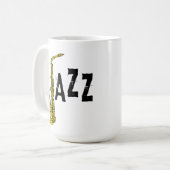 Jazz Saxophone Koffiemok (Voorkant links)