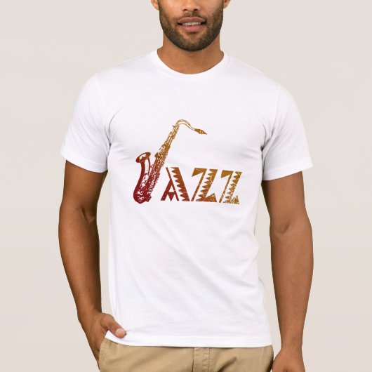 Jazz Saxophone T-shirt (Voorkant)