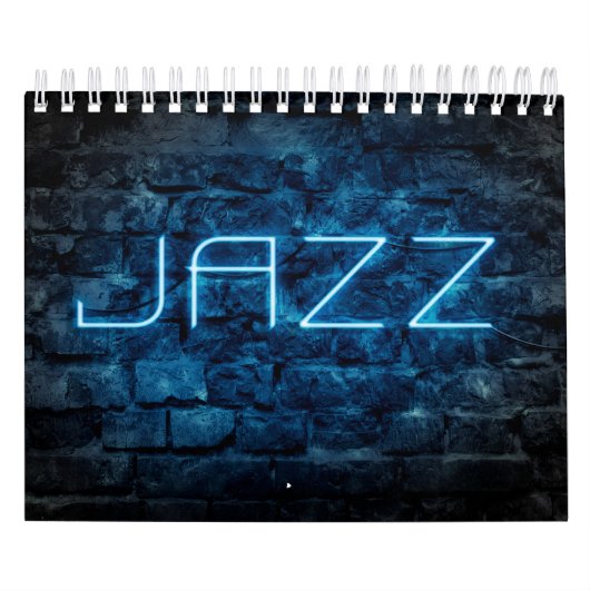 Jazz Scene Collection Showcase Wall Calendrier (Protection)