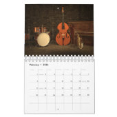 Jazz Scene Collection Showcase Wall Calendrier (Feb 2026)