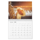 Jazz Scene Collection Showcase Wall Calendrier (Jan 2026)