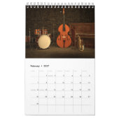 Jazz Scene Collection Showcase Wall Calendrier (Feb 2027)