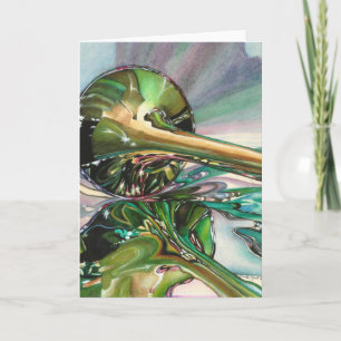 Jazz Shine Blank Note Card Kaart