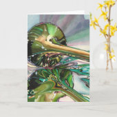 Jazz Shine Blank Note Kaart - Gepersonaliseerd (Gele Bloem)