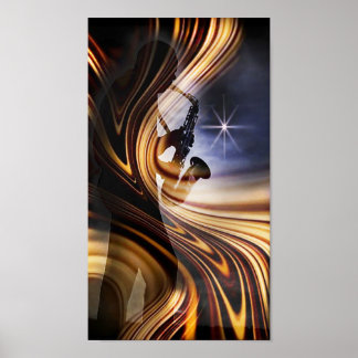 Jazz Silhouette Lpv.5 Poster