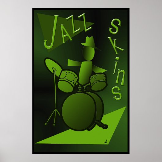 Jazz Skins Poster afdrukken (Voorkant)