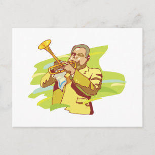 jazz soul artiest briefkaart